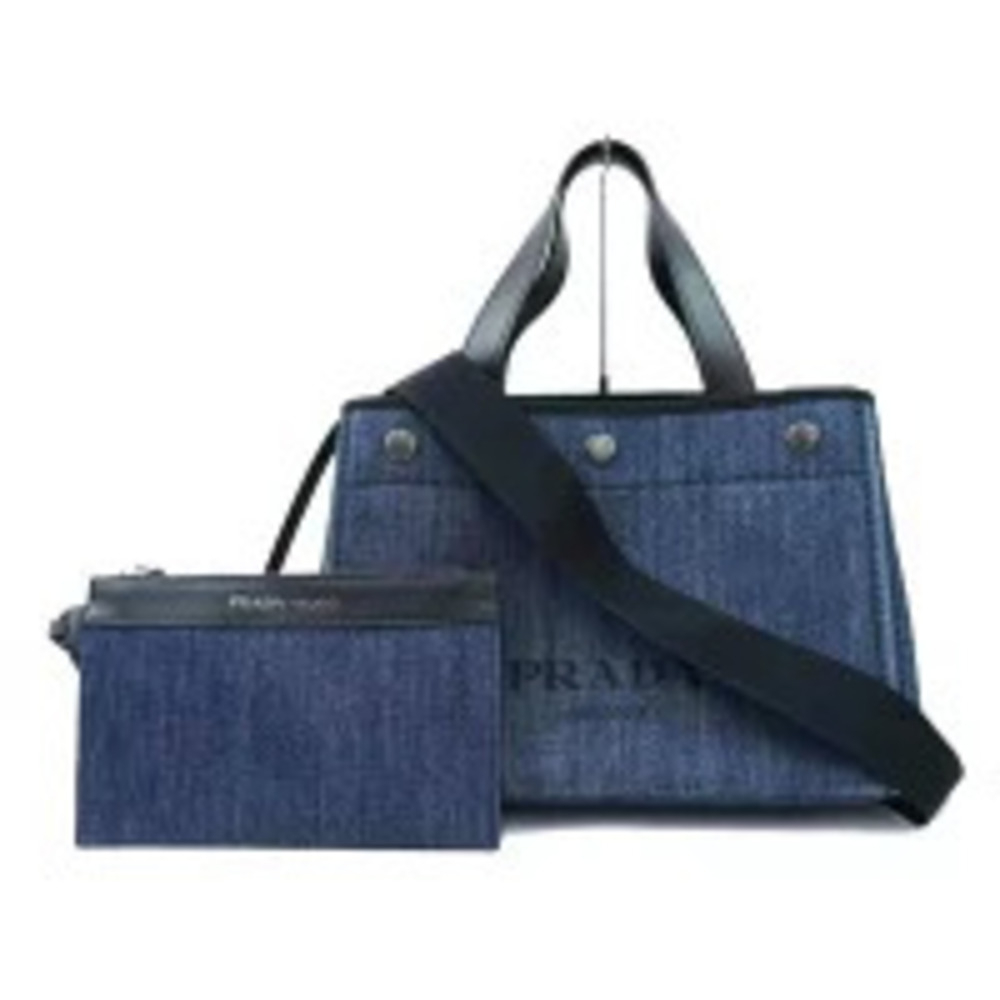 PRADA Denim Handbag AB